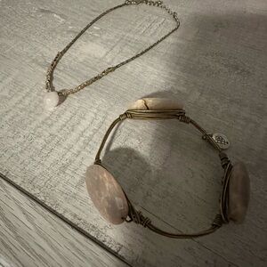 Bourbon and Bow ties Bangle and Necklace